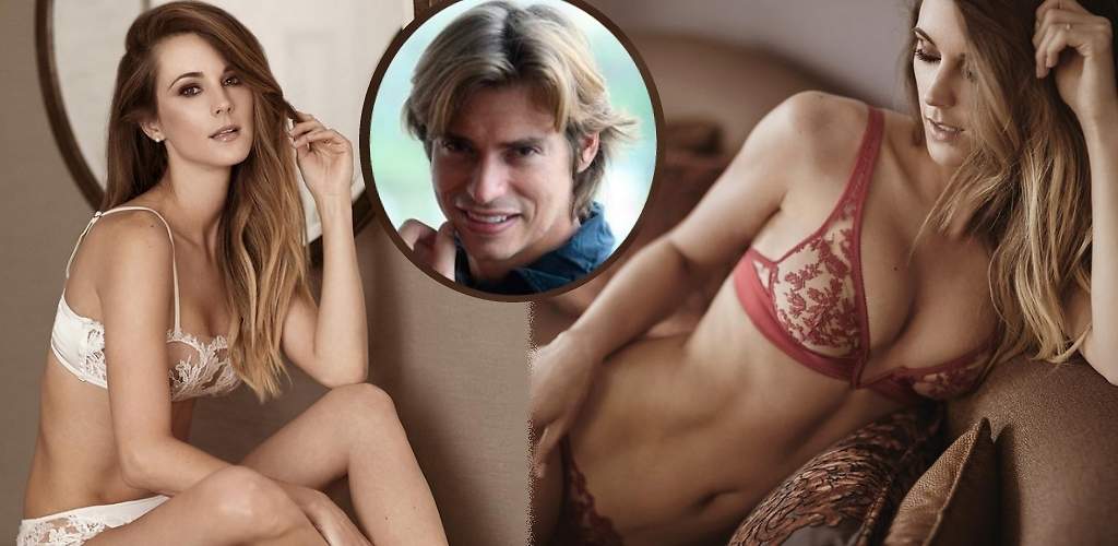 Astrid Klisans recibe a Carlos Baute con lencería sexy