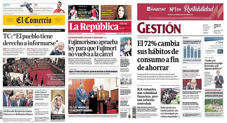 Revista de prensa del Per