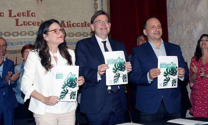 Ximo Puig Mnica Oltra y Rubn Martnez Dalmau EFE PEP MORELL