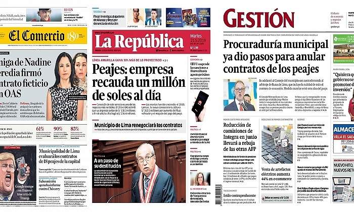 Revista de prensa del Peru
