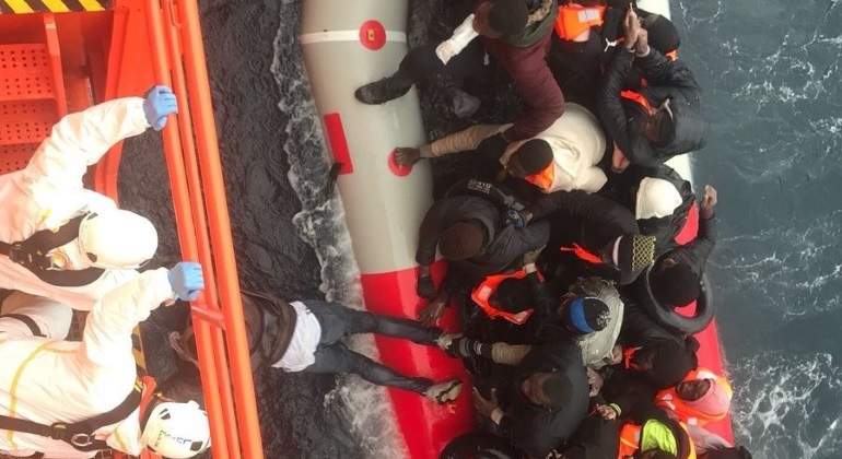 Rescatados 769 migrantes en 25 pateras en costas españolas