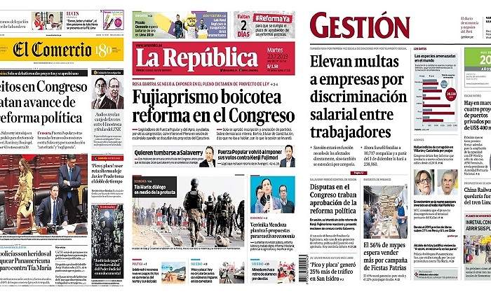 Revista de prensa del Per