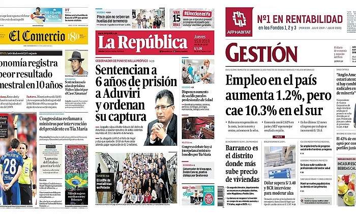 Revista de prensa del Per