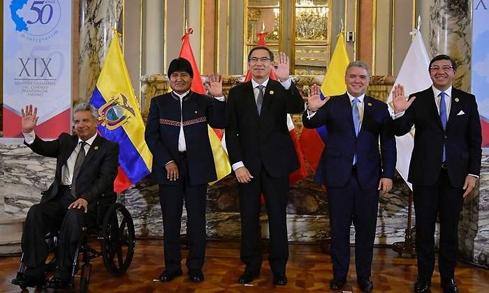 presidentes andinos