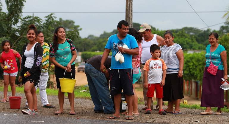 Caravana de migrantes llega a Veracruz