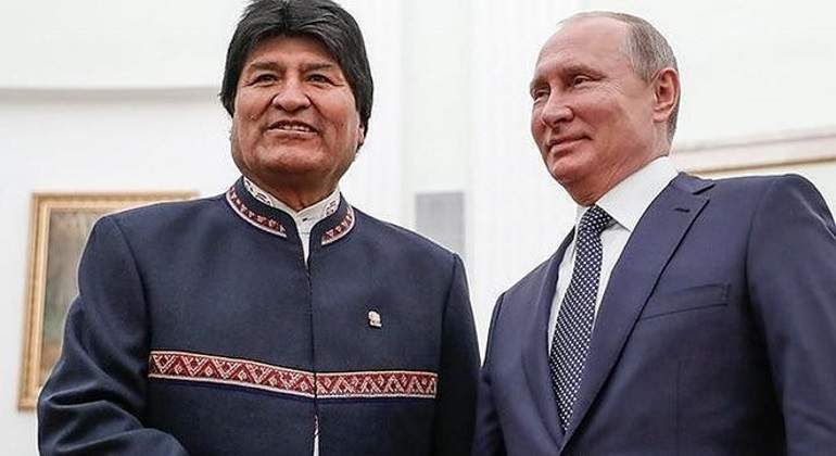 Evo y Putin