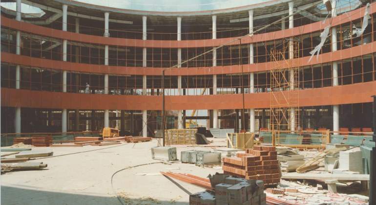 Obras de los edificios de Ifema en Campo de las Naciones