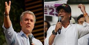 Duque 39,11% y Petro 25,1% ponen a Colombia a elegir presidente entre la derecha y la izquierda