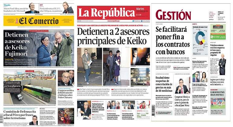 Revista de prensa del Per