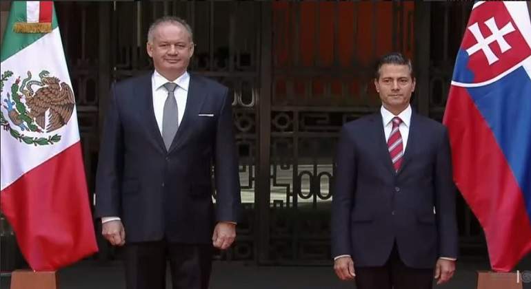 EPN recibe al presidente de Eslovaquia, Andrej Kiska EPN recibe al presidente de Eslovaquia, Andrej Kiska