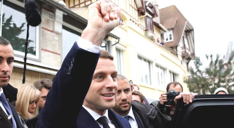 Elecciones en Francia: Los medios europeos dan como ganador a Macron