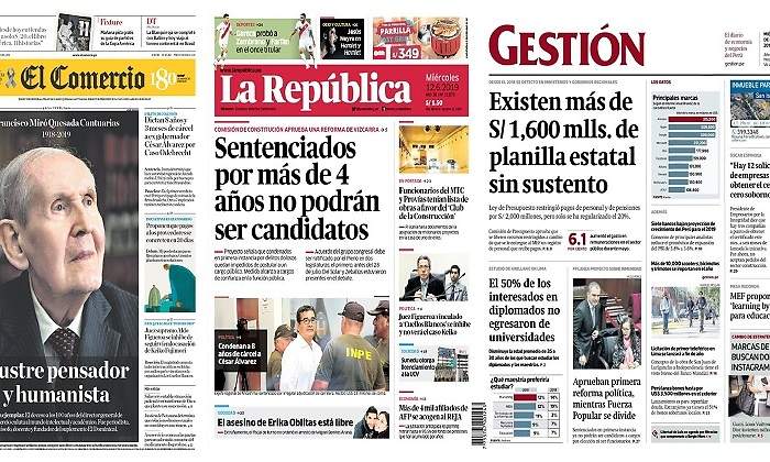 Revista de prensa del Per