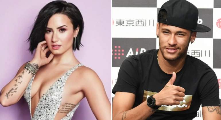 Demi Lovato y el futbolista brasileño Neymar podrían estar saliendo