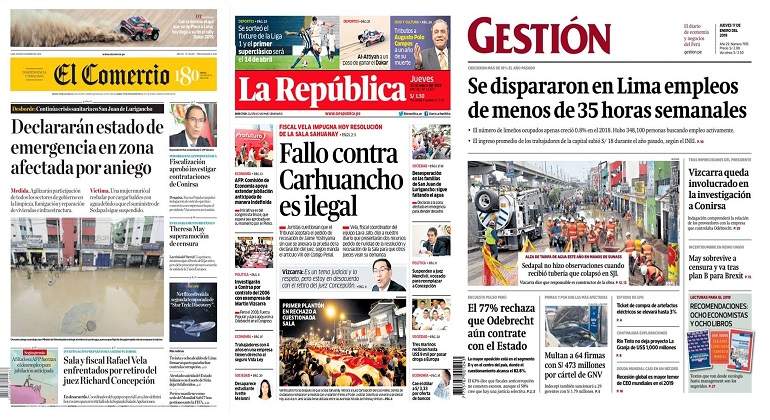 Revista de prensa del Per