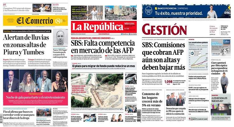 Revista de prensa del Per