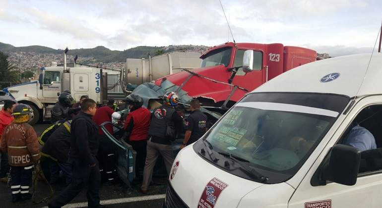 Fatal accidente en la México-Pachuca