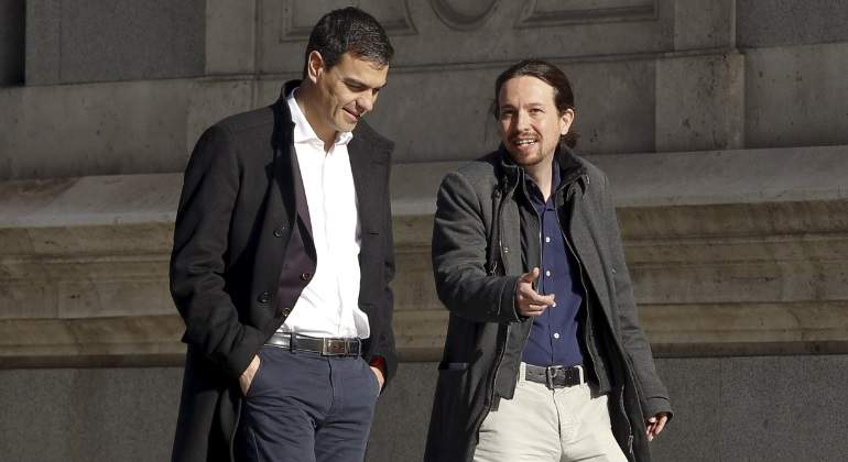 Pedro Sánchez y Pablo Iglesias negocian un acuerdo de gobierno desde agosto