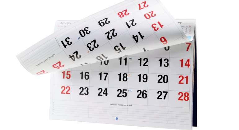 Hoja de calendario