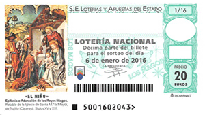 Décimo Lotería del niño