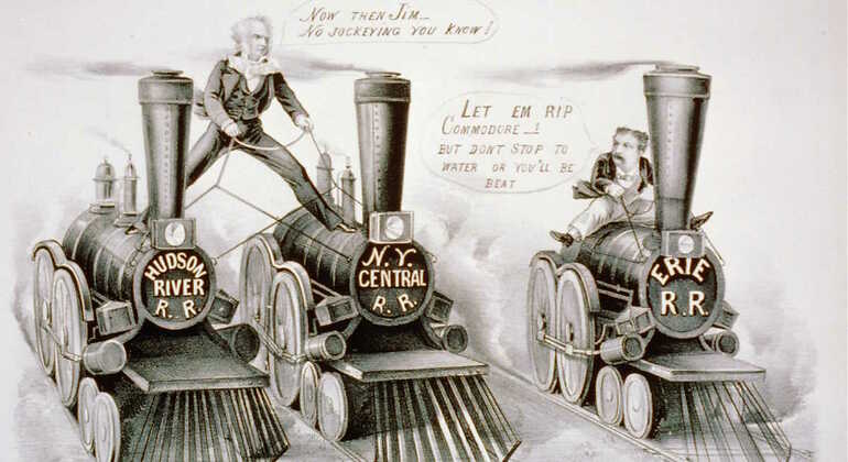 Caricatura de Vanderbilt
