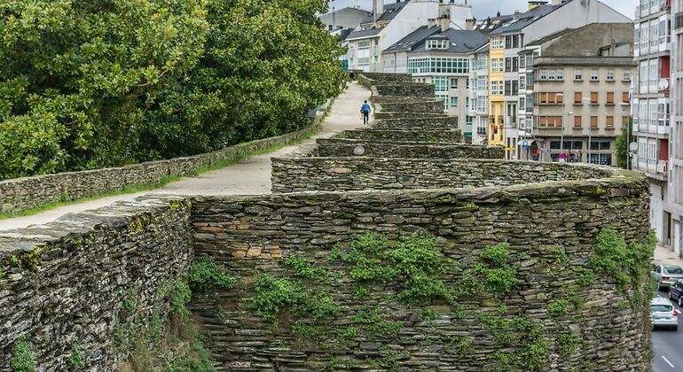 paseo por encima de la ciudad de Lugo