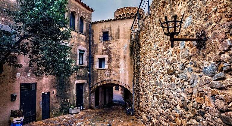 Casco Antiguo Vila Vella de Tossa de Mar en España