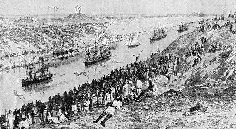 Inauguración del Canal de Suez