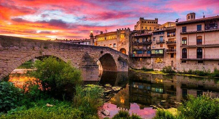 La hora dorada en el puente de Valderrobres