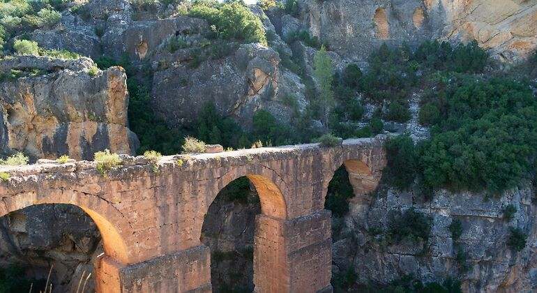 Acueducto romano en la naturaleza
