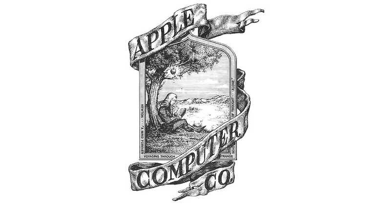 El primer logo de Apple