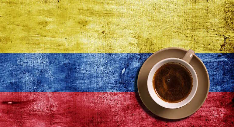 Mapa de café de Colombia