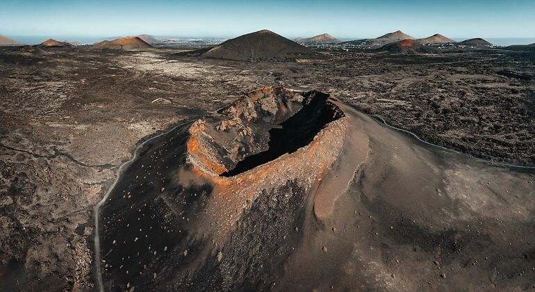 Isla de Lanzarote El Cuervo Caldera Volcán Cráter Espectacular Panorama Paisajístico