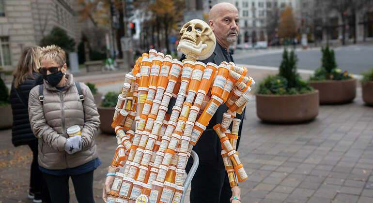 Protesta contra OxyContin