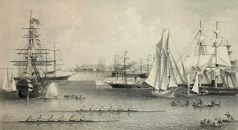 Barcos en el Hudson