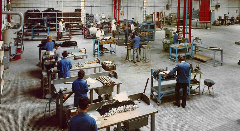 Taller de ficosa en 1972