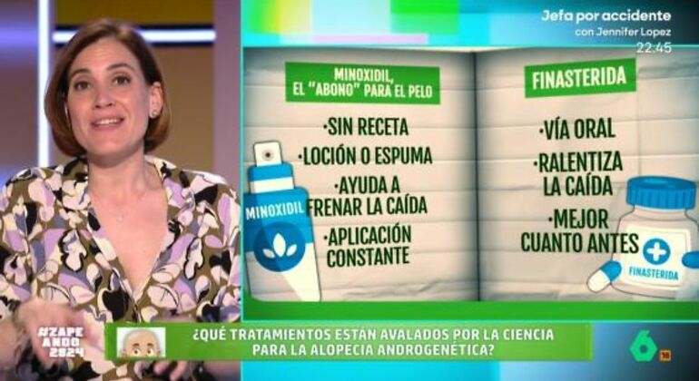 La divulgadora en el programa de Zapeando