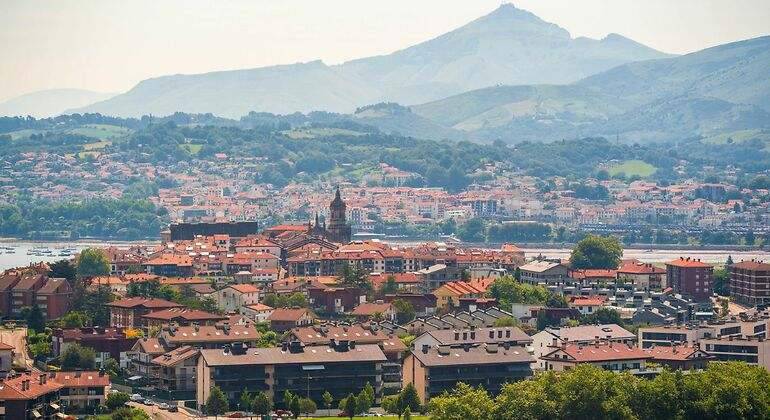Vista aérea del pueblo de Hondarribia