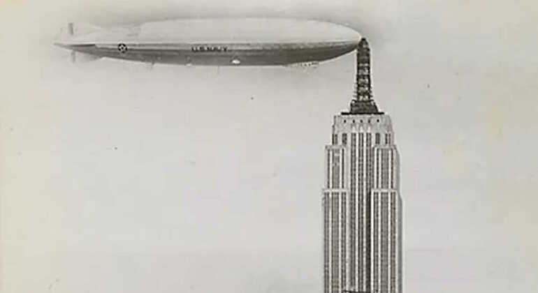 Zepelin en el Empire State