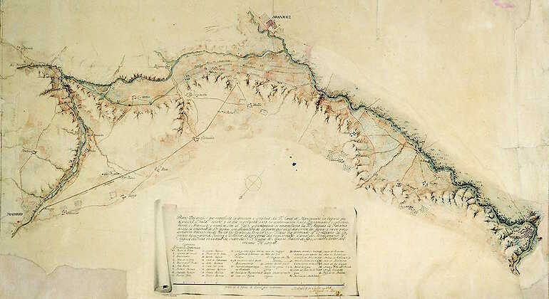 Plano del Real Canal del Manzanares