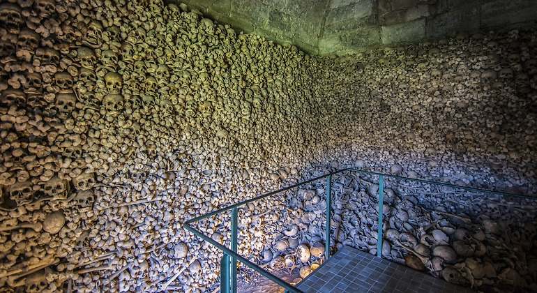 Calaveras de monjes y frailes