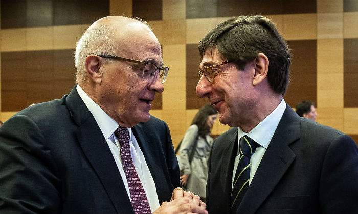 Josep Oliu y Jos Ignacio Goirigolzarri