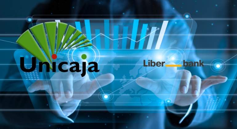La fusión Unicaja-Liberbank implicaría un ajuste de hasta 2.452 empleos