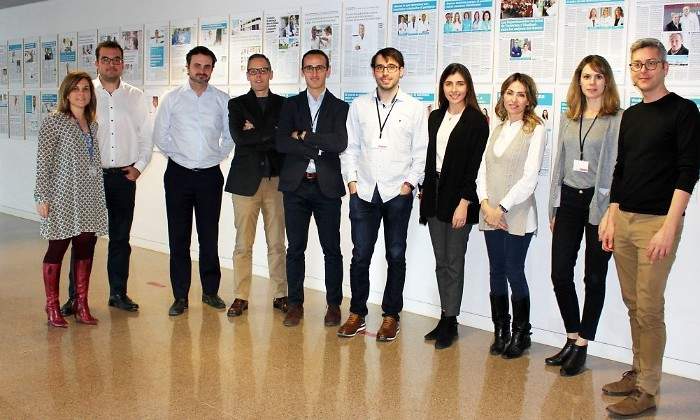 Integrantes de los equipos seleccionados y responsables del programa Corporate de Ribera Salud en Lanzadera EE