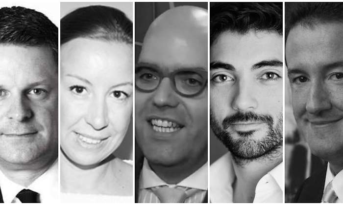 Manuel Ehrensperger Laure Pelloux Daniel Talens Pierre Favresse y Domingo Barrachina EE