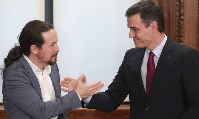 pablo Iglesias y Pedro Snchez